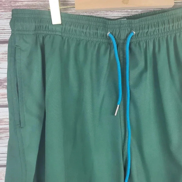 Bamboo Ave Mens XL Green/Teal Boundless Unlined Athletic Shorts #73 - Picture 2 of 12